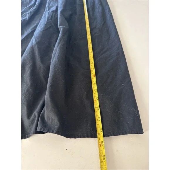 Old Navy Dress Womens XL Black‎ Maxi Sleeveless V Neck Tie Shoulder Smocked NWT - Picture 10 of 13